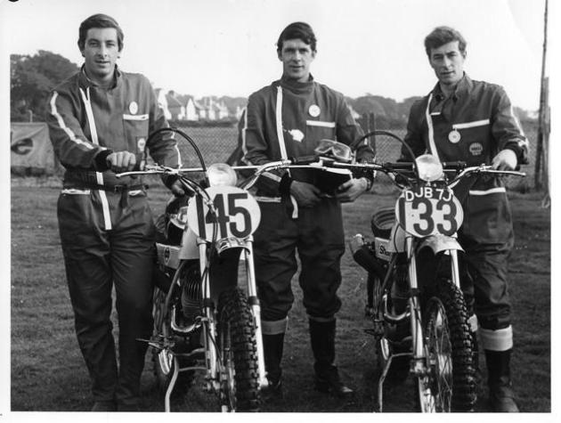 Photo of RAF Team #145 Tony Down ISDT 1971