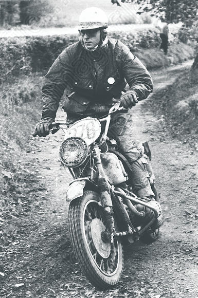 1961 ISDT M Horing on a 490cc BMW in West Germany he lost 17 and won the silver medal