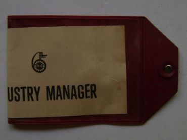 Photo - team managers armband ISDT 1977