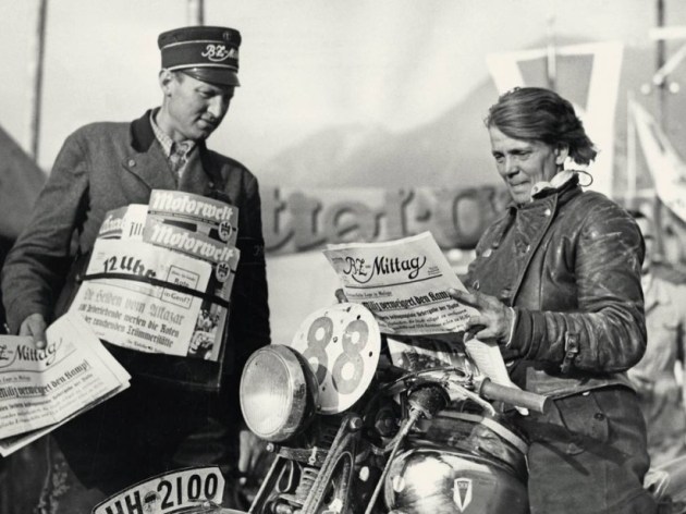 Photo of #88 Mrs Ilse Thouret at the ISDT 1936