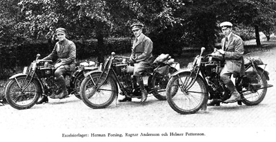 23isdt_Excelsior-Fabrikteam_Forsing #60 Andersson #61 Pettersson #59