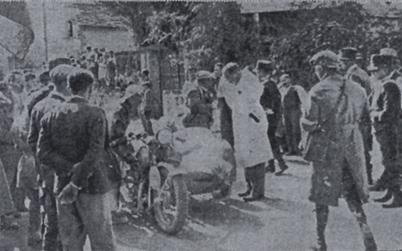 Photo - Mittenzwei Zundapp sc of German Vase Team ISDT 1931 (Speedtracktales Archive)