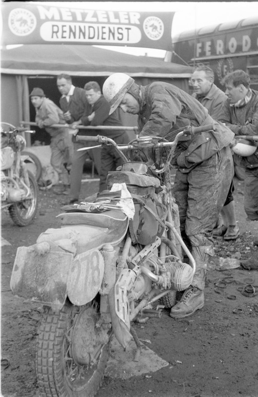 Photo - Sebastian Nachtmann winner of the ISDT 1961 ( Courtesy Metzeler Tyres)