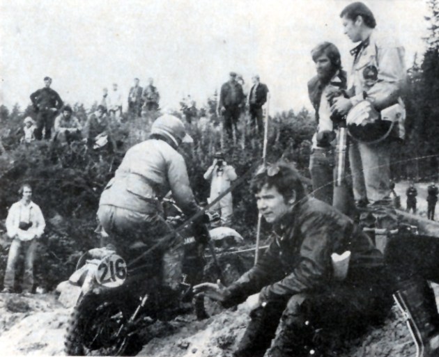 Photo - #216 Pokorny of the Czech Silver Vase Team ISDT 1978