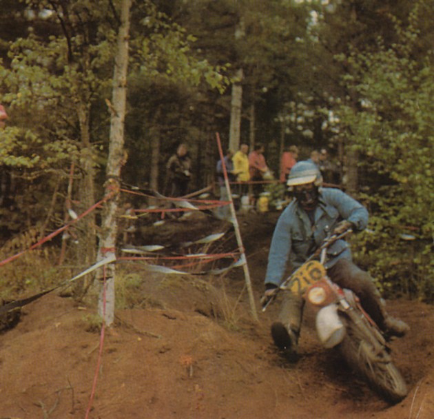 Photo - #216 Pokorny of the Czech Silver Vase team ISDT 1978