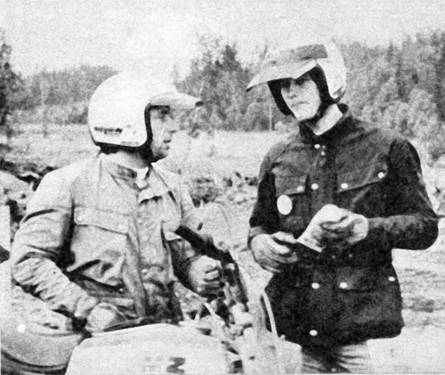 Photo - #224 Frank Schubert with #226 Jens Scheffler of the East German Trophy team ISDT 1978