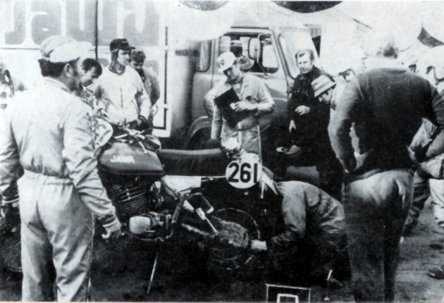 Photo - #261 Zloch of the Czech Trophy team ISDT 1978
