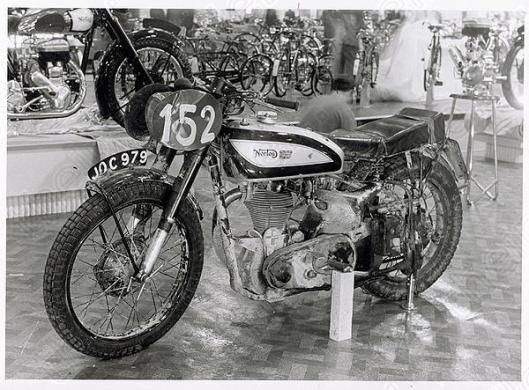 Blackwell's 1948 ISDT model, shown in 1949.