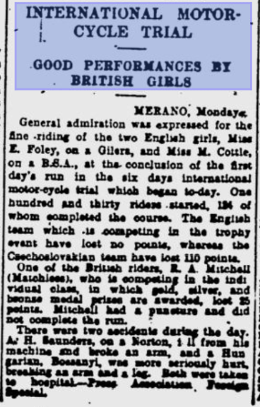 Glasgow Herals Article - 19320830