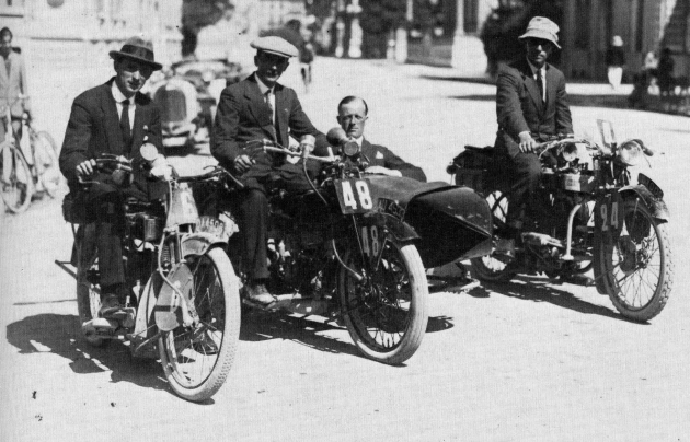 Photo of English Trophy Team ISDT 1921