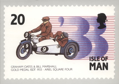 ISDT 1933 - Isle of Man Commemorative Stamp 1993