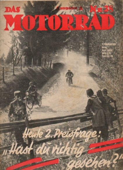 image - cover das Motorrad #38 ISDT review 1935