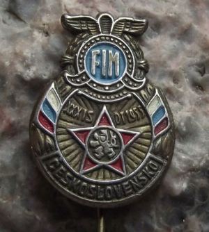 Pin Badge ISDT 1955 Photo