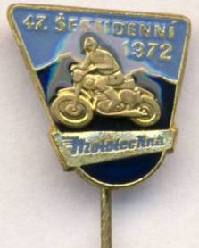 ISDT 1972 pin badge