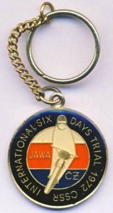 Photo - Souvenir Keyring ISDT 1972 ( Courtesy eBay)