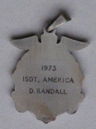Dave Randall's Silver Medal ISDT 1973