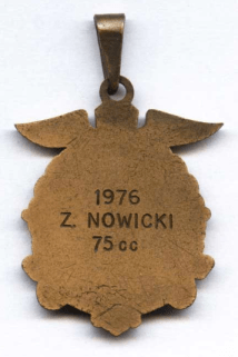 FIM 1976 medal 75cc Z Nowicki