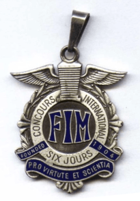 ISDT 1979 silver medal Nowicki