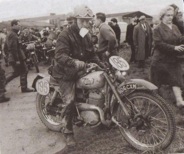 photo - #195 Monty Banks [506 CXM] Greeves Works team at ISDT 1961