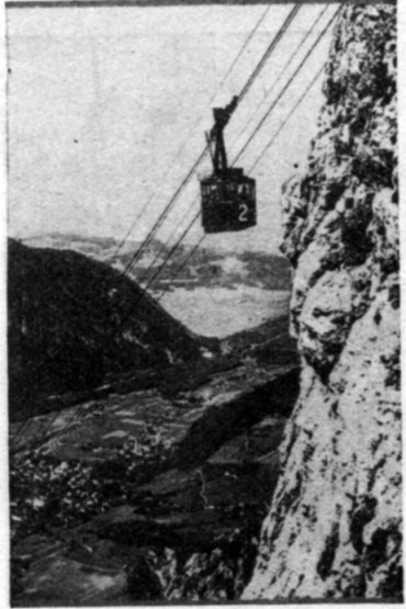 Photo - The competeitors are not having a great deal of time for sight-seeing but there is this sort of thing waiting to brighten up their leisure moments ISDT 1934 (Speedtracktales Collection)