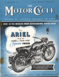 Image - Cover of the Motor Cycle magazine 17 Sept 1953 ISDT 1953