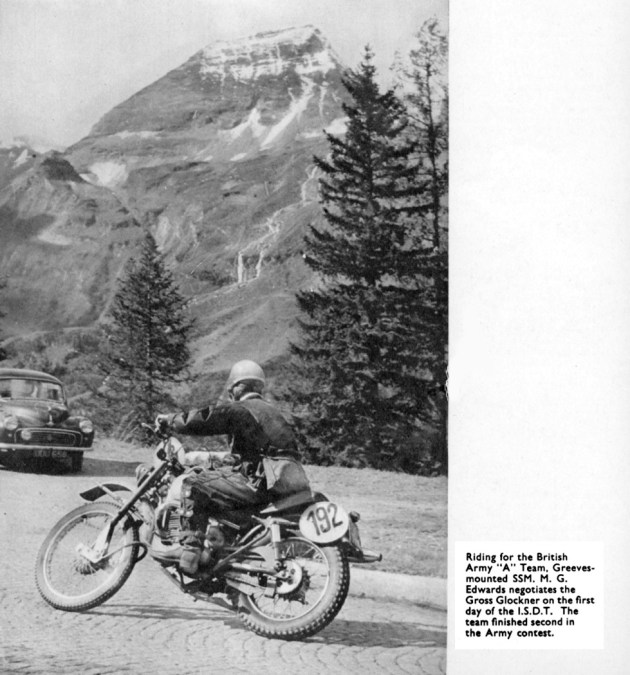 British Military Rider on the Gross Glockner