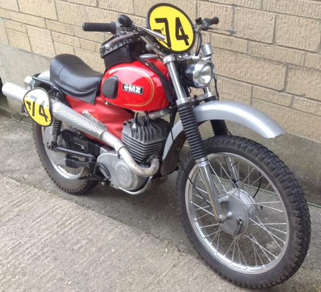 Photo of restored MZ 250 1975