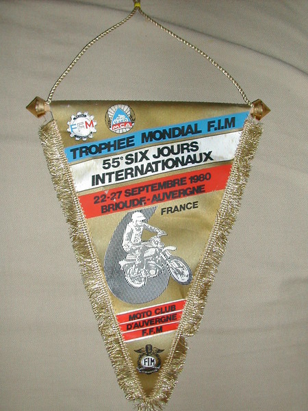 Souvenir pendant - ISDT 1980