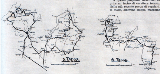 Image - scanned course map of ISDT 1951
