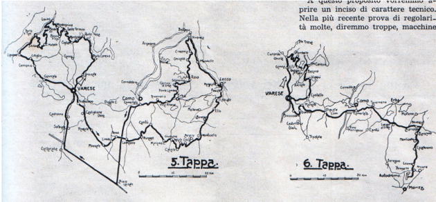 Image - scanned course map of ISDT 1951