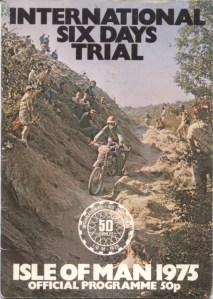 Image - cover of Official Programme of the 50th ISDT Isle of Man 1975