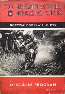 Image - Cover of official programme of the 30th ISDT held at Gottwaldov in Czechoslovakia 13 - 18 September (eBay)