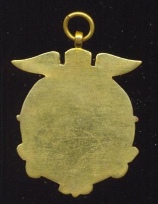 FICM gold medal (rear) for the ISDT - providence unknown