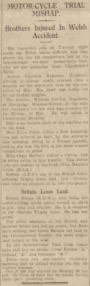 Western Daily Press 19330921