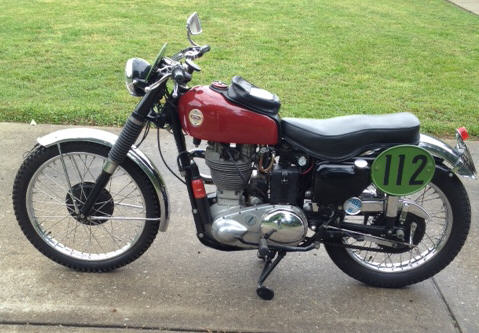 Photo - 1955 Ariel HS 500 In Full ISDT Trim - Former Jim Sandiford And Dave Bickers Bike (Classic & Competition Motorcycles.com)