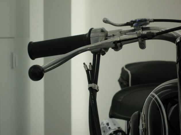 Photo - works German Trophy Team BMW 594cc R67/2 at the BMW Museum ISDT 1953 (courtesy weissundblau blog)