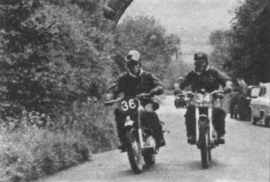 Welsh Three Day Trial 1958 - leaving the check