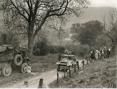 Photo - Armored Car during Trials on Allt-Y-Bady 1932