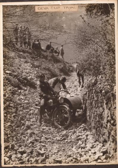 Eric Stevens and George Burton at the Deva Trial 1938