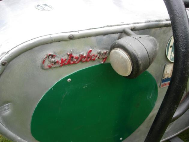 Photo - Canterbury Sidecar name plate and competitor number plate ISDT 1955