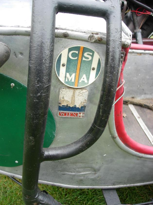 Photo Cantebury Sidecar with CSMA and Austrian badges ISDT 1955