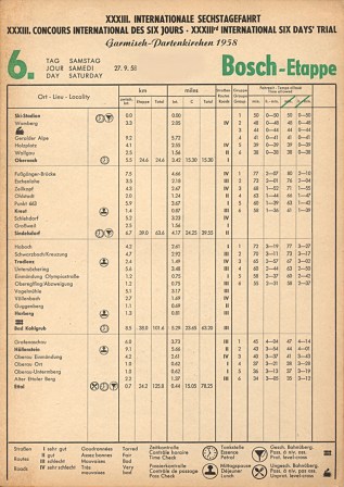 Image - Scanned Daily Control Sheet - Day 6 ISDT 1958 (Speedtracktales Archive)
