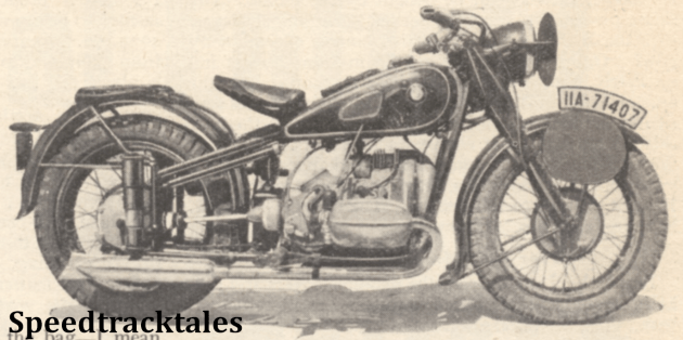 Photo - One of the Special Spring Frame BMW's ISDT 1937