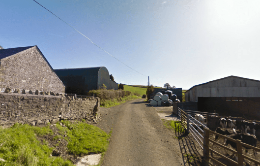Photo - Dyffryn Checkpoint on route Day 2 ISDT 1938 (Google Streetview)