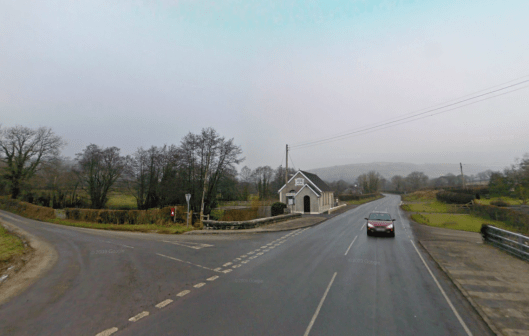 Photo - Halfway junction B4302 road to Talley on route Day 2 ISDT 1938 (Google Streetview)