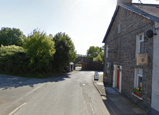 Photo - Railway Inn at Llanpumpsaint on route Day 2 ISDT 1938 (Google Streetview)