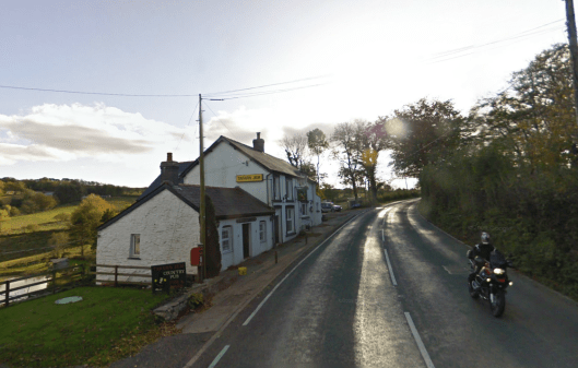 Photo - Mountain Cottage Inn A482 south of Lampeter on route Day 2 ISDT 1938 (Google Streetview)