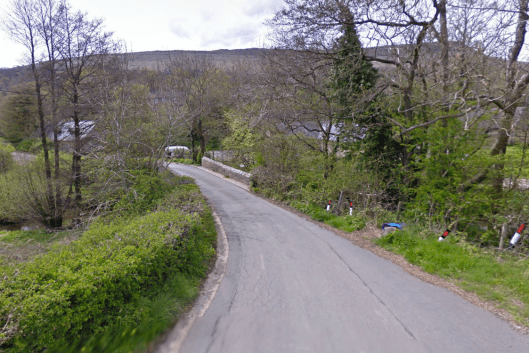 Photo - Bridge over the river Monnow at Craswall on route Day 1 ISDT 1938 (Google Streetview)
