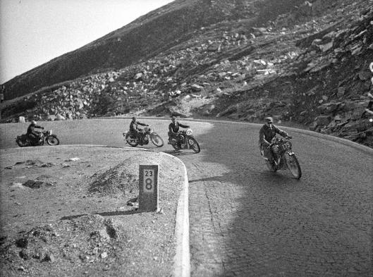 photo - #137 CM Rogers Royal Enfield 346cc with #135 GE Rowley AJS 347cc ISDT 1939 (Courtesy Technisches Museum Wien)