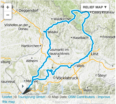 image - Map of route day 1 ISDT 1939 (Courtesy Mopedmap)